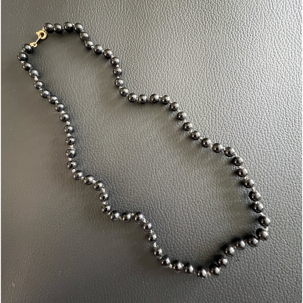 ❤️ Vintage Trifari Black Necklace - Picture 5 of 6